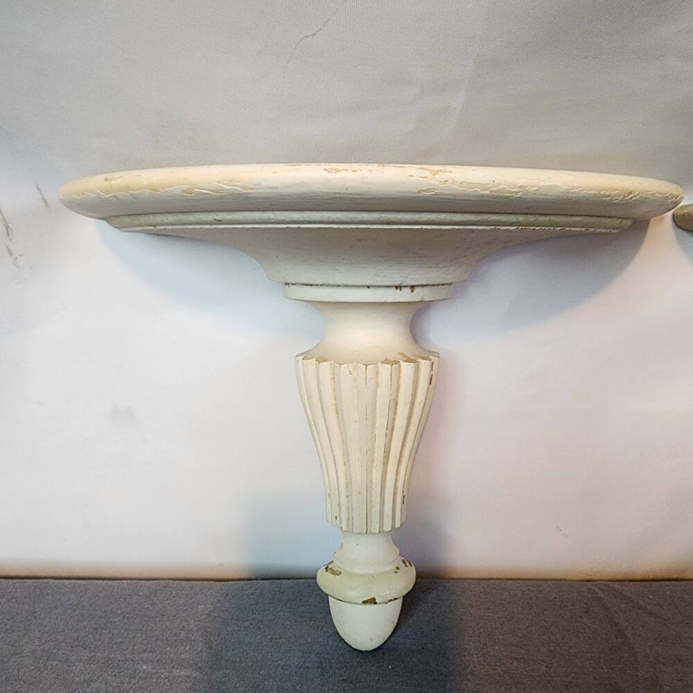 Vintage Wall Sconces-Wood- Set of 2 - Picture 3 of 8